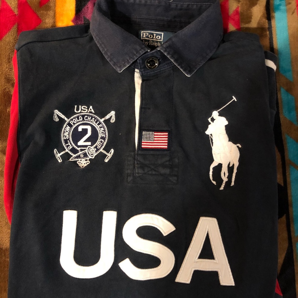 Polo Ralph Lauren USA themed Rugby.